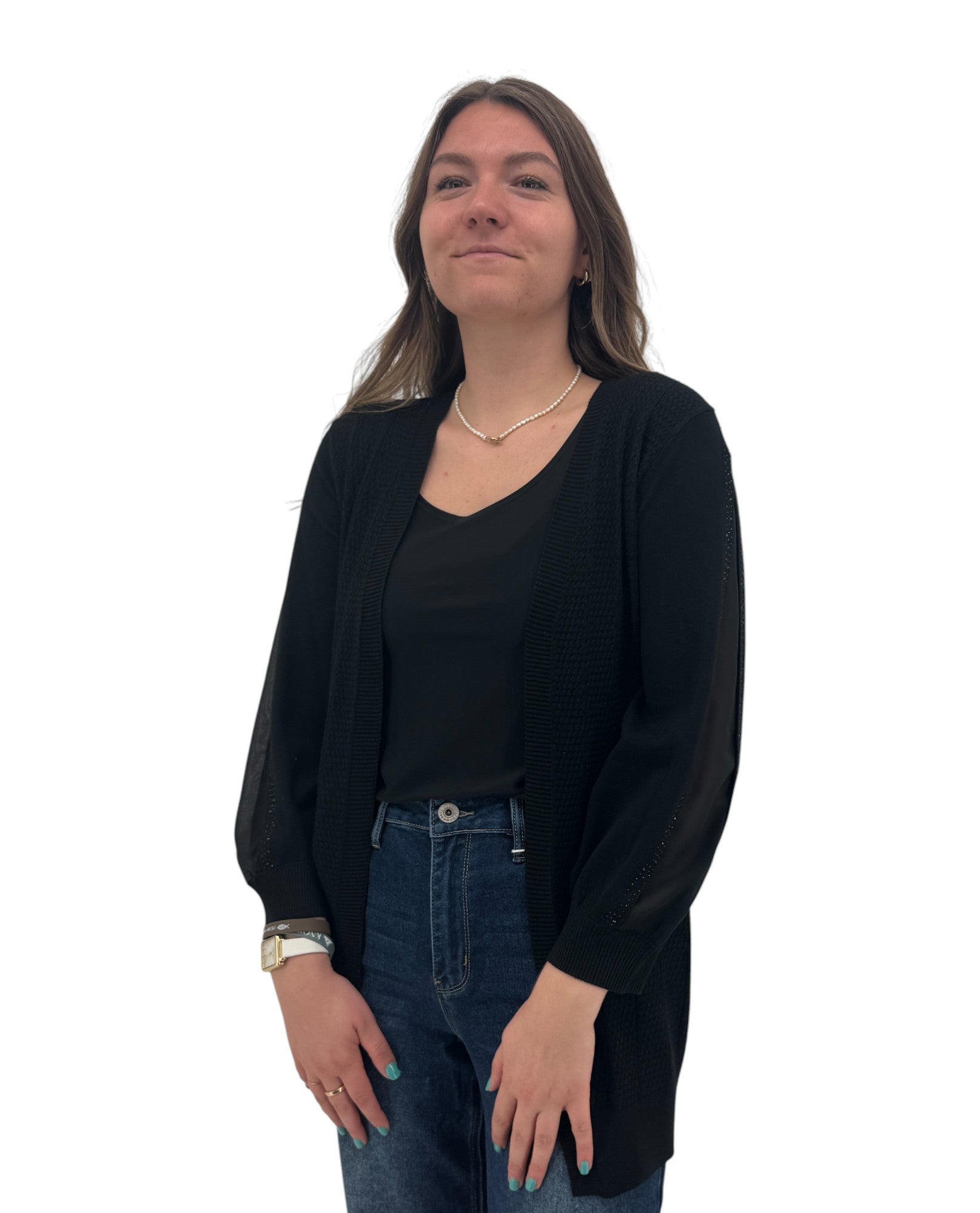 CÁRDIGAN BRILLANTE COCOBLUE ANN-22SSC810L