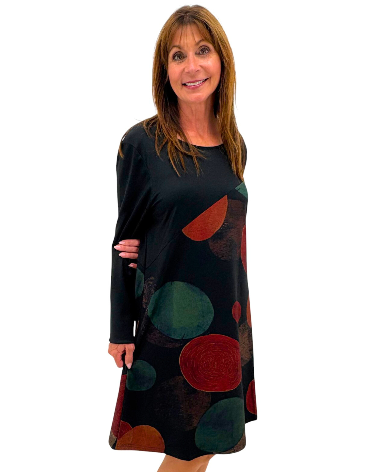 RADZOLI ANN-22558 VESTIDO DE LUNARES INCLINADOS