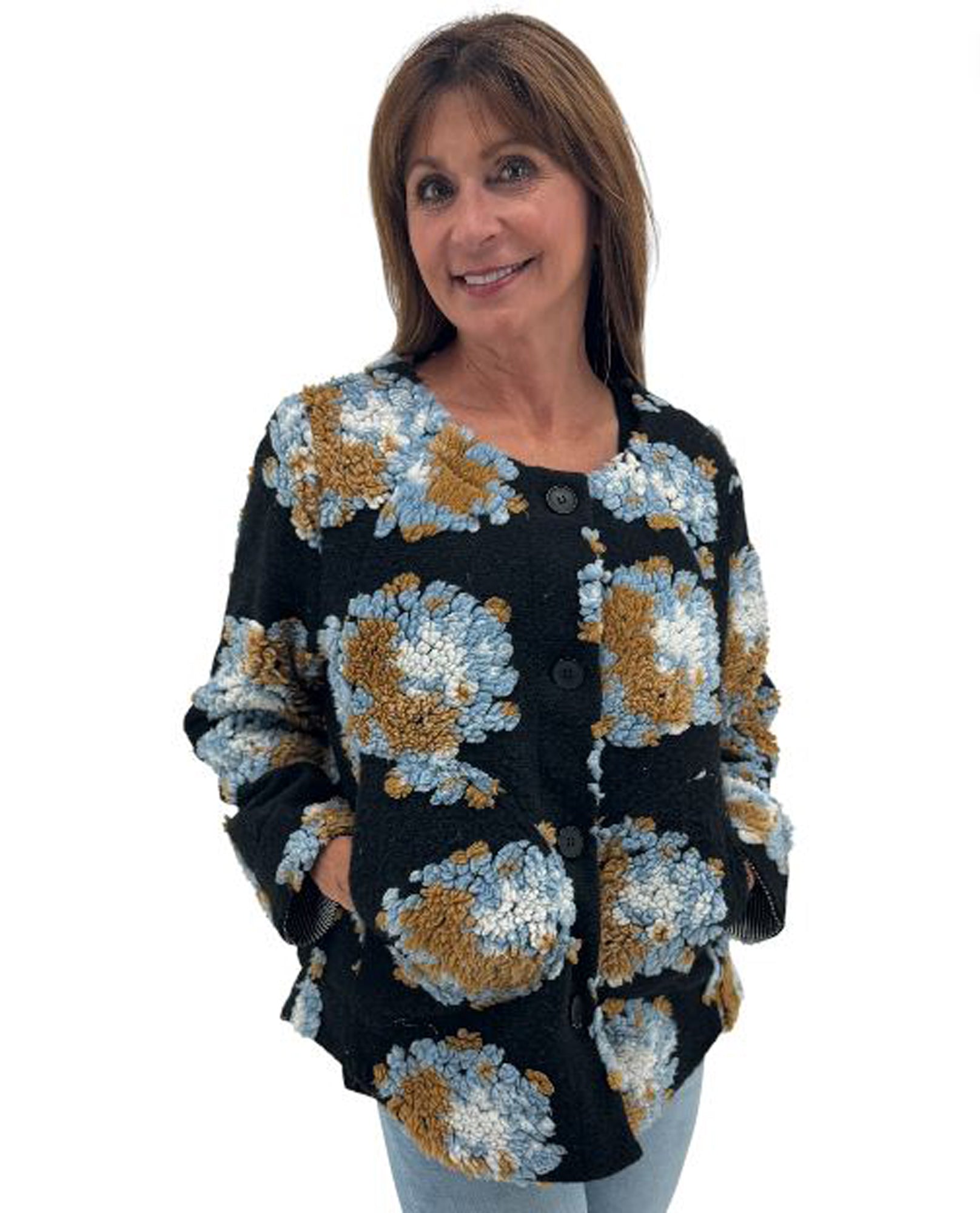 CHAQUETA CON FORRO DE RAYAS RADZOLI 24547